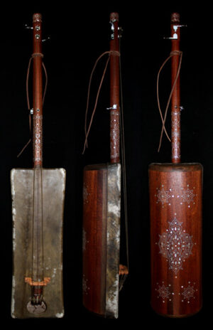 Guembri Large No: 31.60/121 Shell Inlay and Aluminum Marquetry
