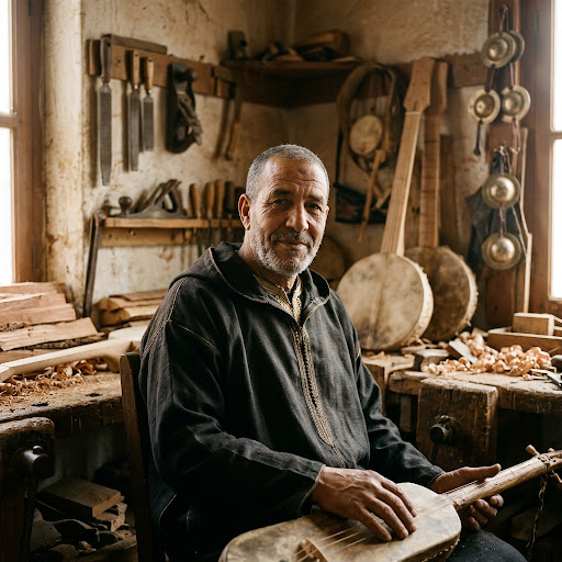 Maalem Hassan Laaroussi Master Craftsman Portrait